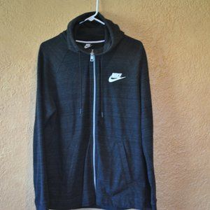 NIKE Charcoal Black Hoodie (Medium)